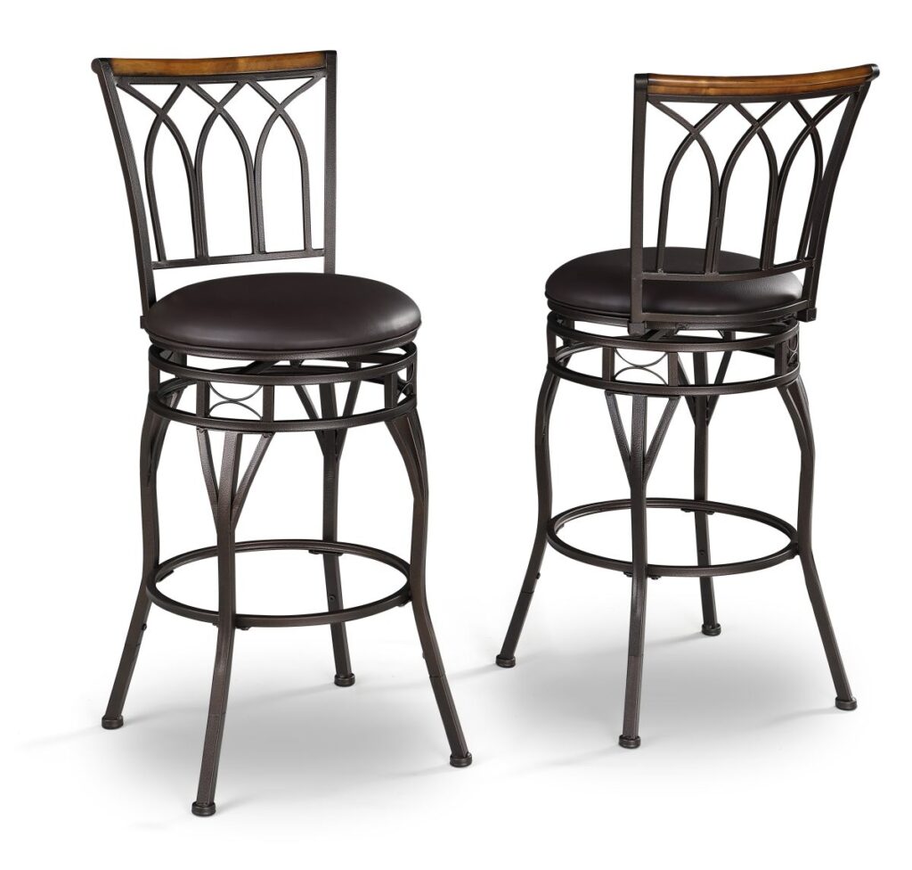 swivel bar stools with backs